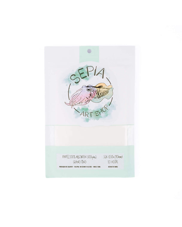 Pack papel algodón 32k grano fino