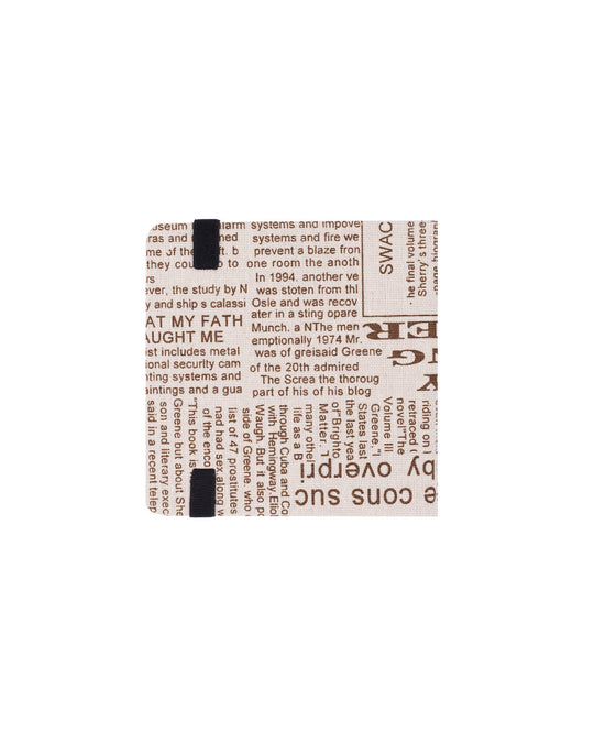 Cuaderno de Viaje Periódico 12x12 cm vista trasera