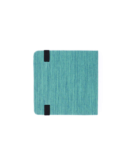 Cuaderno de Viaje Turquesa 12x12 cm vista trasera