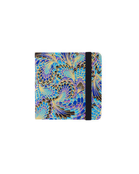 Cuaderno de Viaje Pavo Real 12x12 cm cerrado