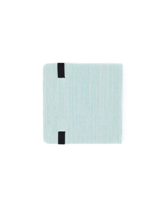 Cuaderno de Viaje Verde Claro 12x12 cm vista trasera