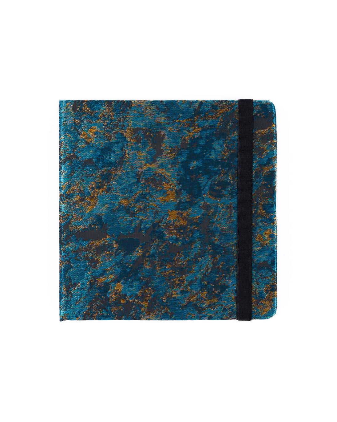 Cuaderno de Viaje Azul 16x16 cm cerrado