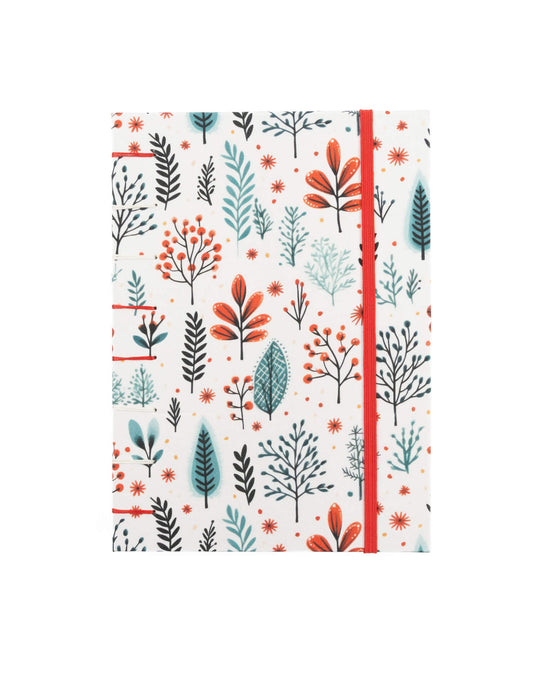 Cuaderno Cosido Copto Artesanal Invierno cerrado