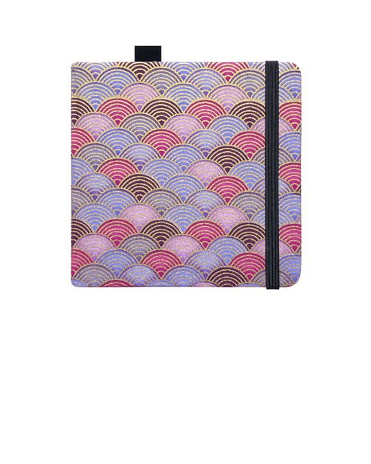 Cuaderno de viaje con estampado de ondas